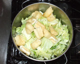 春キャベツと油揚げ煮びたし♪簡単作り方4写真