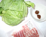 豚もやし炒め梅干し味♪おいしい簡単作り方1写真