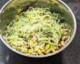 さっぱり旨！中島菜うどんのカッペリーニ風作り方4写真