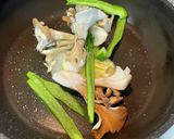 【簡単副菜】スピード舞茸ピーマン卵作り方3写真
