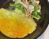 【簡単副菜】スピード舞茸ピーマン卵作り方4写真
