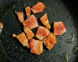 にんにくベーコンと焼きたけのこサラダ作り方3写真