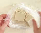 HMと豆腐で簡単！もちもち豆腐ドーナッツ作り方1写真