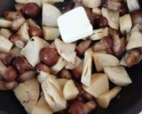 簡単！おいしい！筍とキノコのバター炒め作り方5写真
