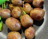 新じゃがの照り焼き作り方4写真