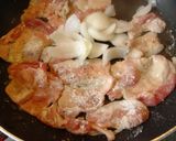 新玉ねぎたっぷりの豚丼作り方4写真