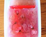 桜舞う花筏ゼリーと３色の餡☀春の2層羊羹作り方7写真
