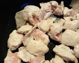 小松菜と鶏胸肉のオイスターソース炒め作り方3写真