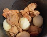 簡単♡焼肉のタレde無水手羽元煮込み作り方5写真