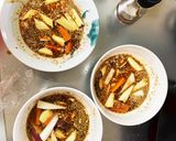 根菜茄子コク旨フルーティー味温野菜サラダ作り方4写真