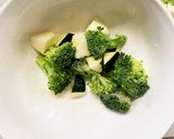 根菜茄子白菜簡単ビビンバ風味温野菜サラダ作り方5写真