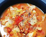トマト野菜スープ作り方8写真