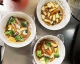 根菜茄子白菜簡単ビビンバ風味温野菜サラダ作り方6写真