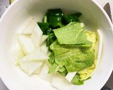 根菜茄子白菜簡単ビビンバ風味温野菜サラダ作り方9写真