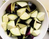 根菜茄子白菜簡単ビビンバ風味温野菜サラダ作り方11写真