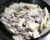豚肉たけのこ糸こんにゃくの炒め煮★味噌味作り方4写真