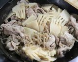 豚肉たけのこ糸こんにゃくの炒め煮★味噌味作り方6写真