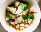 肉無豆腐簡単きな粉麻婆炒飯味野菜炒め作り方14写真