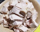 ゆで鶏と玉ねぎのマリネ作り方1写真
