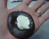クリームチーズ in　まっくろクッキー！作り方5写真