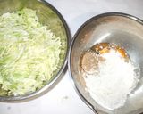 春キャベツのチーズお好み焼き♪簡単作り方2写真