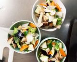 コク旨きな粉中濃味豚こま大根青椒肉絲風作り方11写真