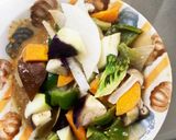 コク旨きな粉中濃味豚こま大根青椒肉絲風作り方13写真