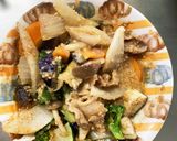 コク旨きな粉中濃味豚こま大根青椒肉絲風作り方16写真