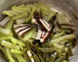 ツワブキ,ふき佃煮(アク抜きから煮迄)作り方7写真
