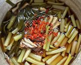 ツワブキ,ふき佃煮(アク抜きから煮迄)作り方10写真