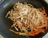 カレー粉入り•スパイシー☆きんぴらごぼう作り方7写真
