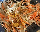カレー粉入り•スパイシー☆きんぴらごぼう作り方8写真