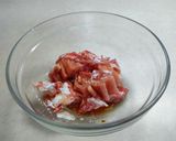 新キャベツと豚肉の油炒め作り方1写真