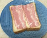 レンチン！タルタルベーコントースト作り方1写真