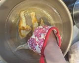 パリパリ鶏皮焼き&鶏油作り方6写真