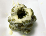 ケーキのデコにも　でん六豆で作るもみの木作り方12写真