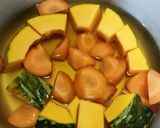 筍・にんじん・かぼちゃの昆布だし煮作り方3写真