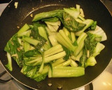 青梗菜のニンニク炒め☆簡単にもう一品作り方4写真