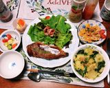 松山揚げと大根菜のおひたしのお吸い物作り方6写真