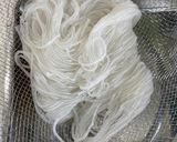 春菊と豚ひき肉の簡単チャプチェ作り方1写真