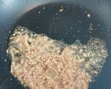 春菊と豚ひき肉の簡単チャプチェ作り方4写真