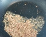 春菊と豚ひき肉の簡単チャプチェ作り方4写真