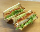 お惣菜で作るフィレオフィッシュサンド作り方7写真