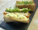 お惣菜で作るフィレオフィッシュサンド作り方8写真