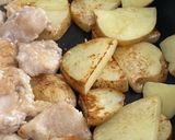 新じゃが鶏むね照りマヨ焼き作り方4写真