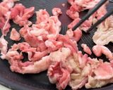 豚こま豆腐のニラ玉炒め作り方4写真