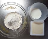 焼くまで5分!HMで簡単♪お豆腐パン作り方1写真