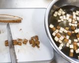コロコロごぼうとにんじんの甘酢炒め作り方1写真
