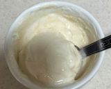 オイコスで！味噌にんにくディップ作り方1写真