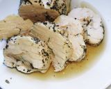 レンジで簡単！バジル薫る鶏ハム作り方6写真